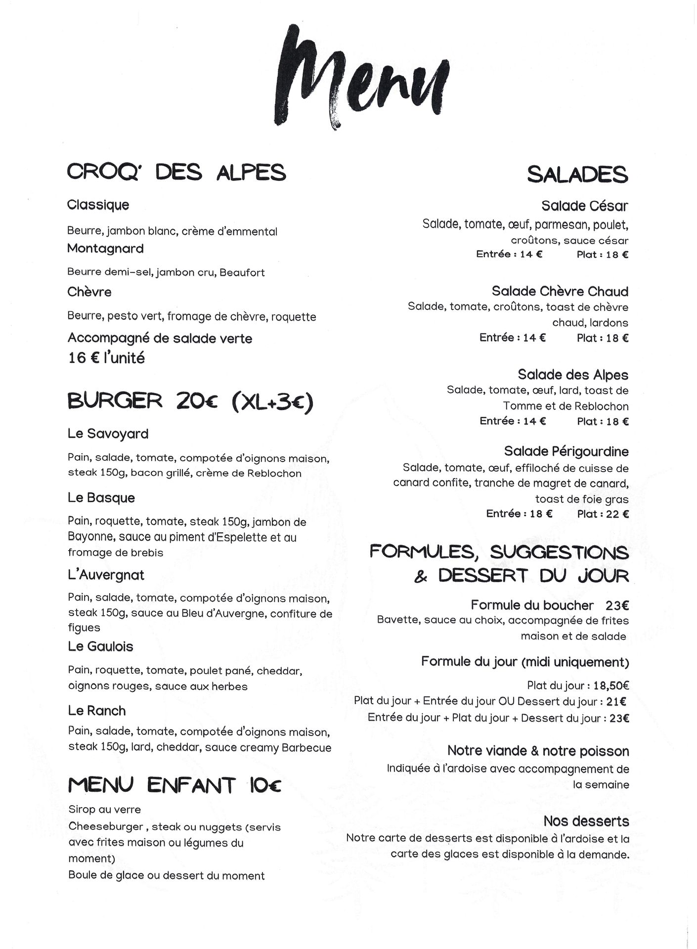Menu page 3